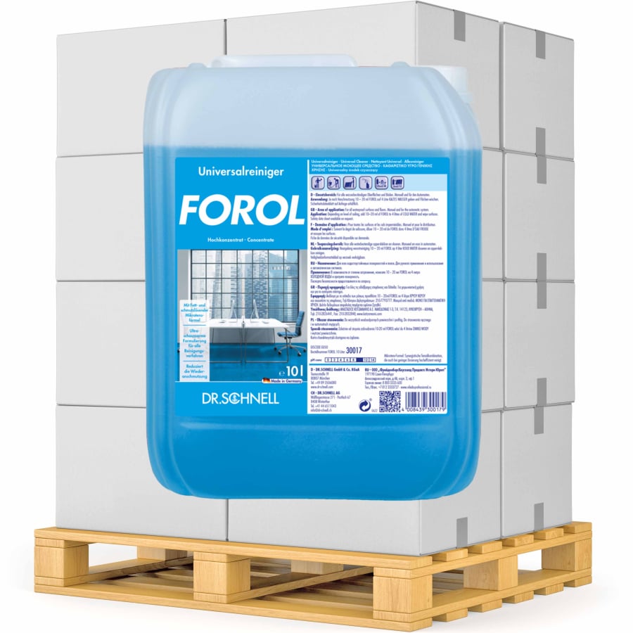 Dr. Schnell Allzweckreiniger FOROL, Konzentrat - Palettenware