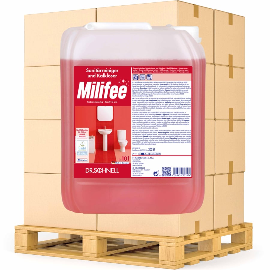 Dr. Schnell Sanitärreiniger Milifee, gebrauchsfertig - Palettenware