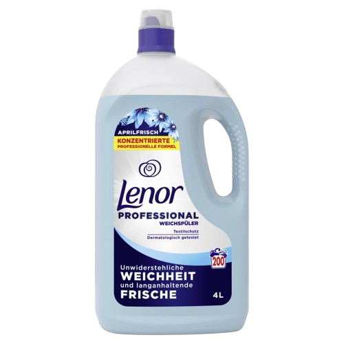 P&G Professional Lenor Weichspüler, Aprilfrisch - 4 Liter - Flasche