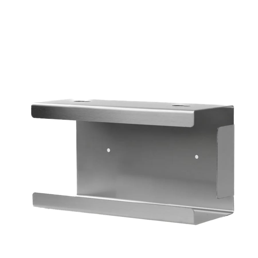 Handschuhspender, Edelstahl, silber - Maße (B x L x H): 13,3 x 24,6 x 7,3 cm