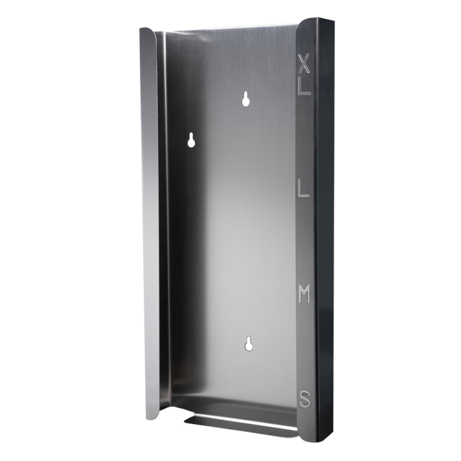 Handschuhspender, Edelstahl, silber - Maße (B x H x L): 20,2 x 5,2 x 44,2 cm