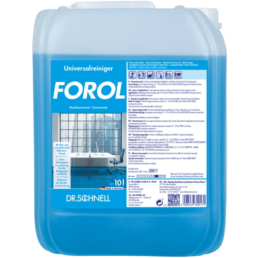 Dr. Schnell Allzweckreiniger FOROL, Konzentrat 10L
