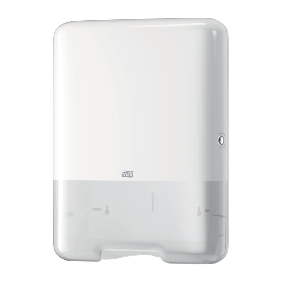 Tork Papierhandtuchspender H3 - robustes Design - Kunststoff, weiß